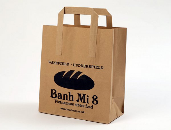 Flat Tape Handle Paper Bag